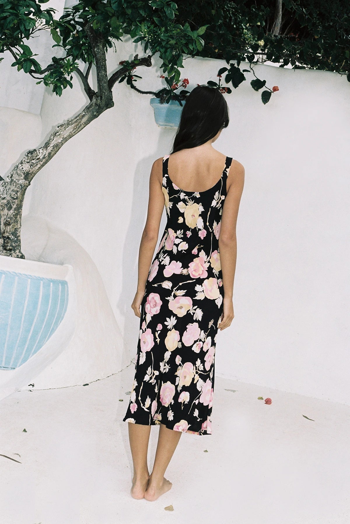 The Luella Dress ~ Night Flower