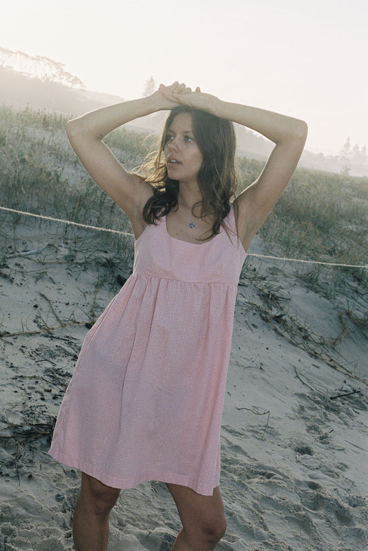 The Amelia Dress ~ Sunset Pink