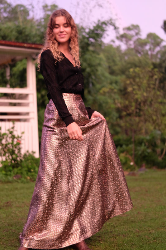 Vintage 'Bianca' Disco Skirt