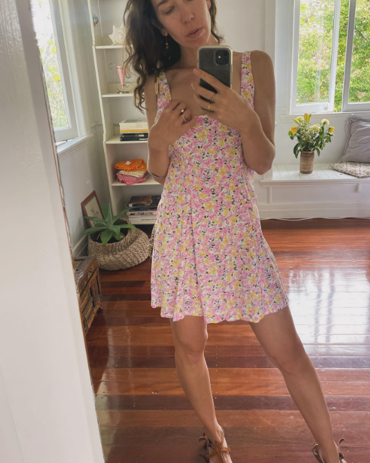 The Marbella Dress Simple ~ Turkish Floral
